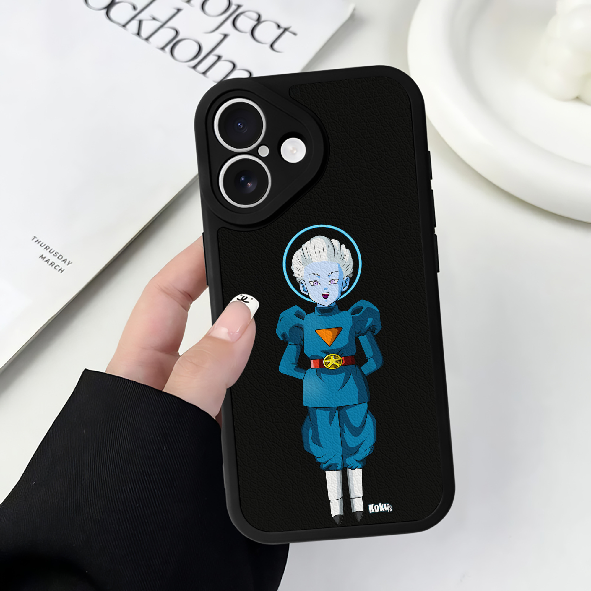 （画像用） ドラゴンボール DRAGON BALL 【iPhone 16シリーズ対応】シリコンスマホケース（レザー調） 材質：シリコン